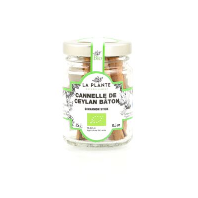 Cannelle de Ceylan bâton Biologique 15 g*