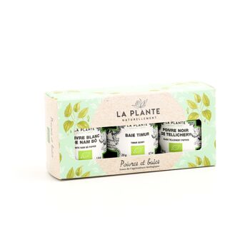 Coffret 3 Poivres et Baies Biologique* 1