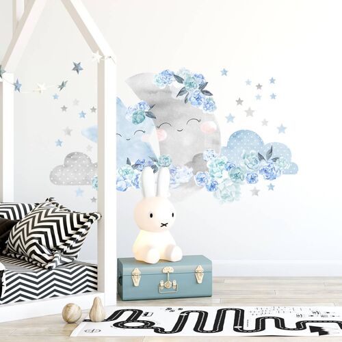 Wall Sticker | Moon Blue