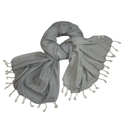 Asciugamano in cotone Naturals 1846 - grigio chiaro H