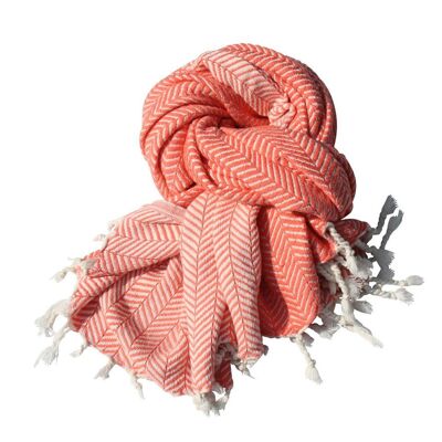 Serviette en coton Naturals 1843 - corail H