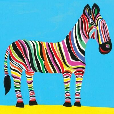 Regenbogen-Zebra