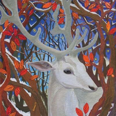 Cervo bianco - Confezione natalizia