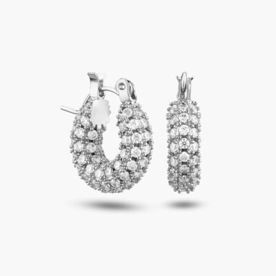 Pave Rey's Hoops Silver