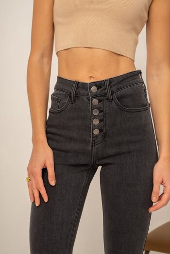 Jeans Emy Cropped Flare GRIS 7
