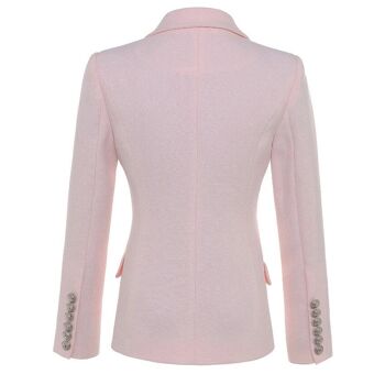 Adior Blush Veste Blazer Croisée 5