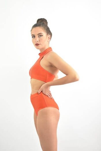 Ensembles de bikini orange persan 5