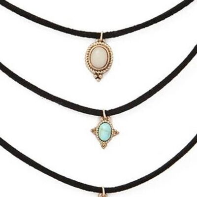 Chloe Black Choker-Sets