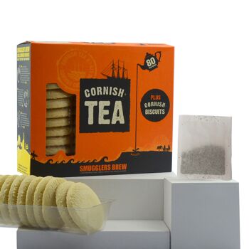 8 x pack de thé et de biscuits Smugglers Brew 2