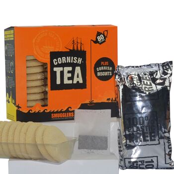 8 x pack de thé et de biscuits Smugglers Brew 3