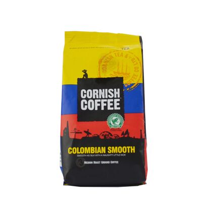 6 x 227 g di caffè della Cornovaglia colombiano liscio