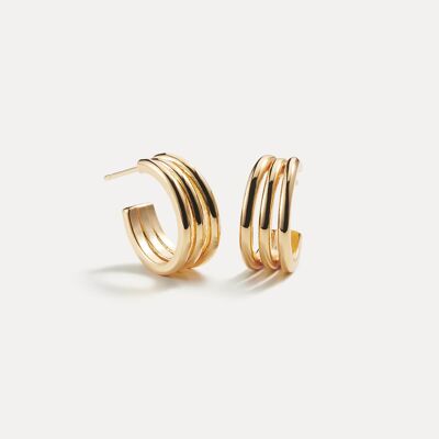 ONE GOLD HOOPS