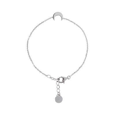 Bracelet with moon tag