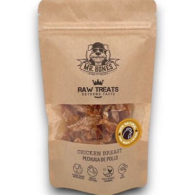 Raw Treats Pechuga de pollo - Snack natural para perros y gatos