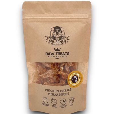 Raw Treats Hähnchenbrust – Natürlicher Snack für Hunde und Katzen