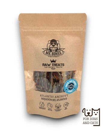 Raw Treats Atlantic Boquerón – Snack naturel pour chiens et chats 5