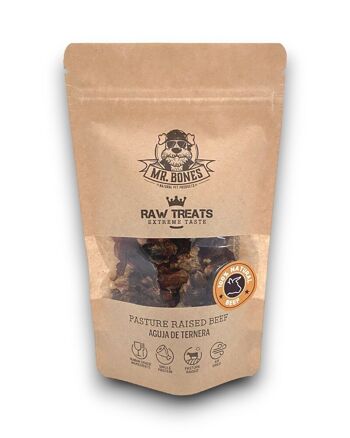 Raw Treats Aguja de veau – Collation naturelle pour chiens et chats 1