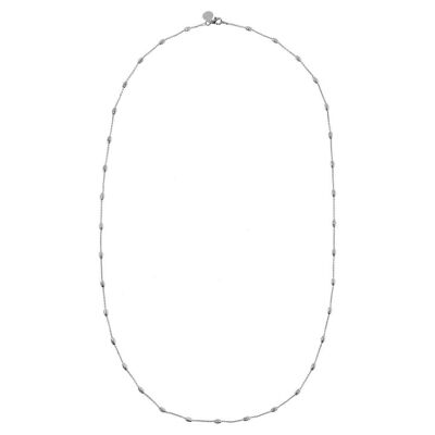 Small oval diamond cut necklace - 40.6+5.08CM