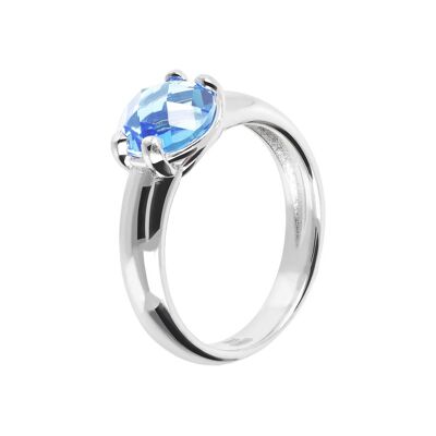 Ring with Nano Gem Stone - NANO LIGHT BLUE
