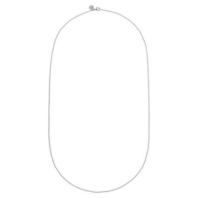Small beaded chain necklace - 55.9CM