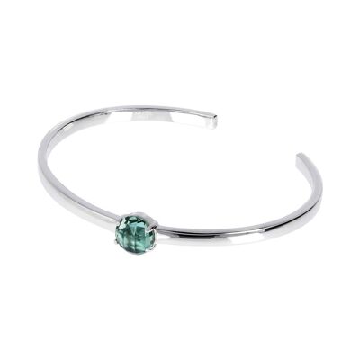 Bangle with Nano Gem Stone - NANO GREEN QUARTZ