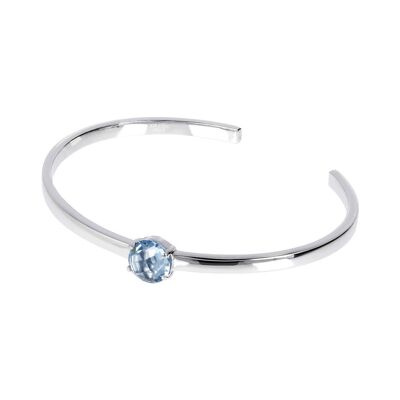 Bangle with Nano Gem Stone - NANO LIGHT BLUE