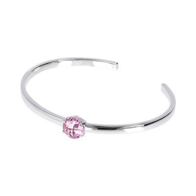 Bangle with Nano Gem Stone - NANO LIGHT PINK