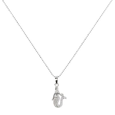 Necklace with a Mermaid-Shaped Pendant