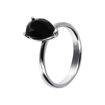 Black spinel droplet ring