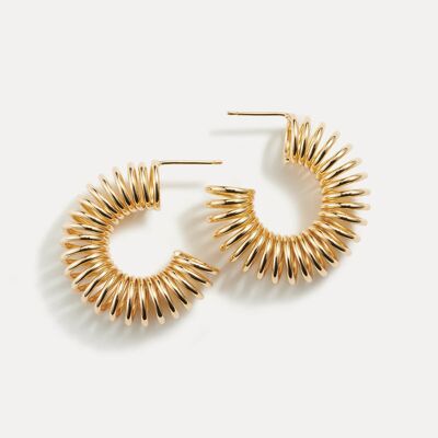 PERFECT TEN GOLD HOOPS