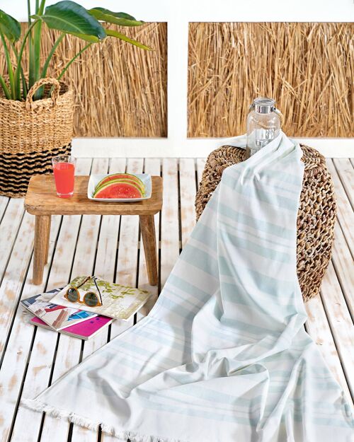 Riva Cotton Jacquard Beach Towel 100×170