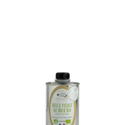 Organic Virgin Walnut Oil Moulin de Vielcroze Can 25 cl