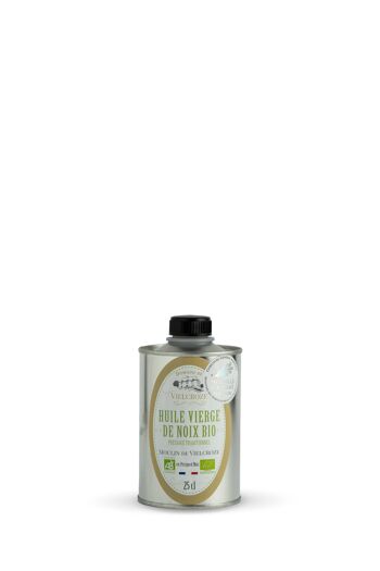 Huile Vierge de Noix Bio Moulin de Vielcroze Bidon 25 cl