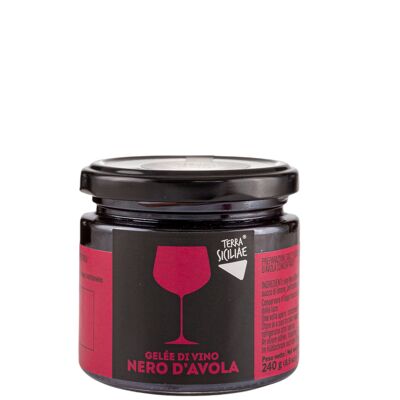 Gelée au vin Nero d'Avola