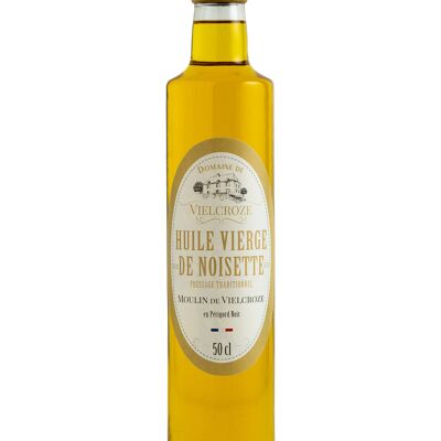 Virgin Hazelnut Oil Moulin de Vielcroze Bottle 50 cl