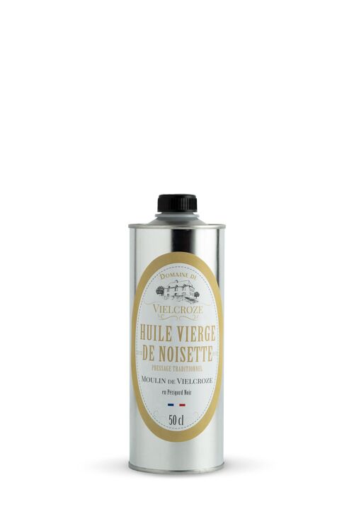 Huile Vierge de Noisette Moulin de Vielcroze Bidon 50 cl