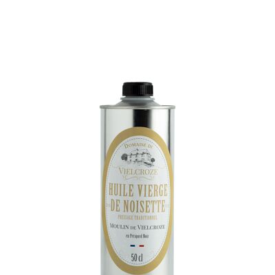 Huile Vierge de Noisette Moulin de Vielcroze Bidon 50 cl