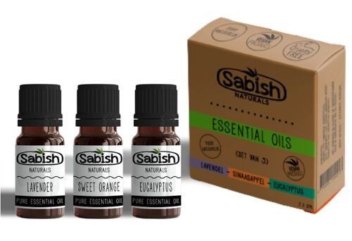 Gift set of 3 essential oils