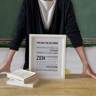 Poster "Lebe mein Leben als Lehrer"