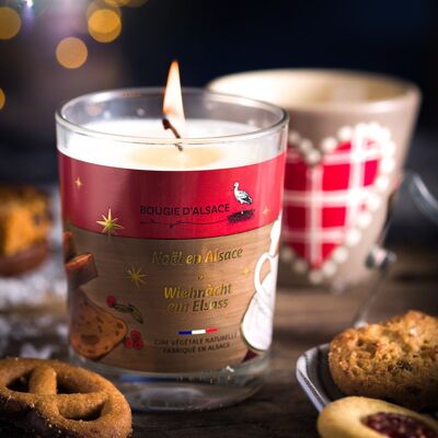 Christmas in Alsace Natural Candle (Tea and Gingerbread) Limited stock