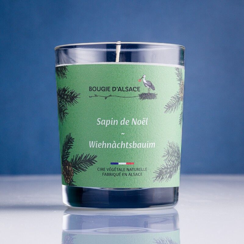 Candela naturale dell'albero di Natale