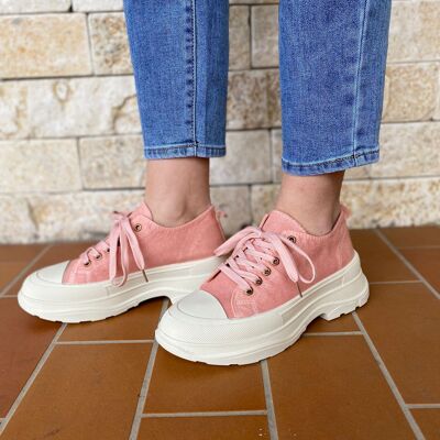 SNEAKERS TELA-ROSA