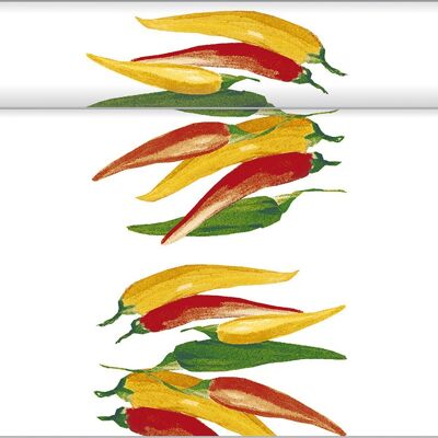 Table runner Chili made of Linclass® Airlaid 40 cm x 4.80 m, 1 piece