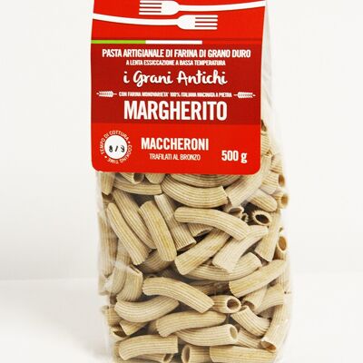 Macarrones de harina integral Margherito 500g