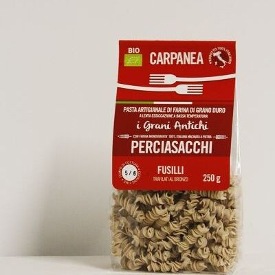 Perciasacchi Fusilli de Harina Integral 250g