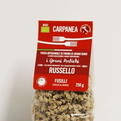 Fusilli à la Farine de Blé Entier Russello 250g