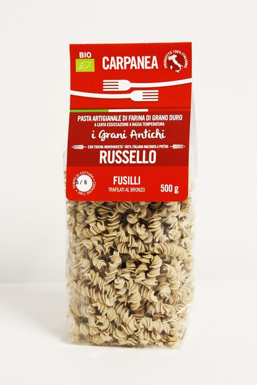 Fusilli di Farina Integrale Russello 500g