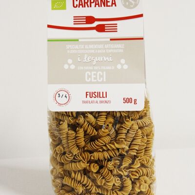 Fusilli con harina de garbanzos 500g