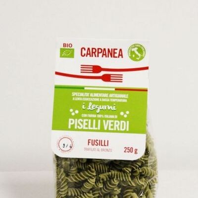 Fusilli de Harina de Guisantes Verdes 250g