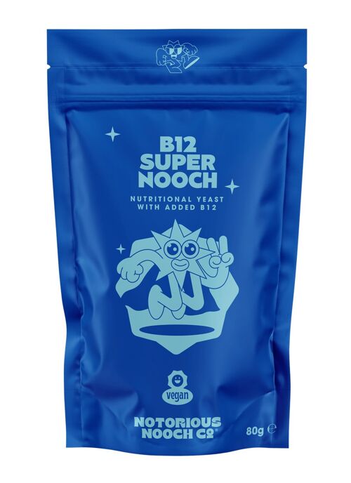 B12 Super Nooch - Vegan nutritional yeast with B12